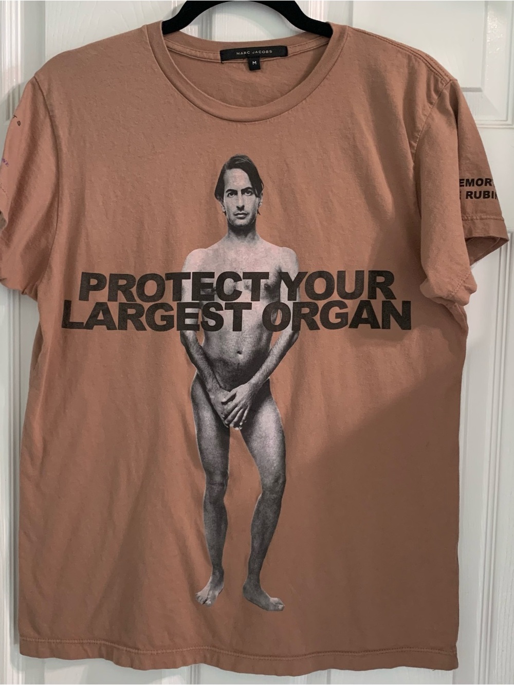 RARE Marc Jacobs 2006 Protect Your Largest Organ Tee